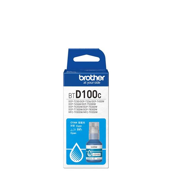 Brother BTD100C Cyan Mavi 5.000 Sayfa Şişe Mürekkep DCP-T230-T430-T530-T730-T830  MFC-T930-T935