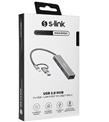 S-link SW-U332 Type-C - USB3.0 1000Mbps 3 Port Usb Gigabit Ethernet Adaptör