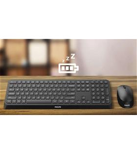 Philips SPT6307B-38 Kablosuz Klavye Mouse Seti Siyah 3000 Series 2.4Ghz Silent Desing