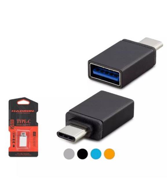 HADRON HDX5051 Type-C to USB Dişi Çevirici Metal - Çok Renkli Çevirici ve Konnektörler