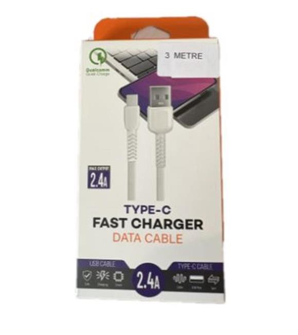 Elba MT-DT2MT 3 Metre Type-c Data Kablosu Kategori Dışı