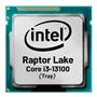 Intel Raptor Lake I3 13100 TRAY 3.40GHZ ~ 4.50GHZ 12MB 1700P Kutusuz İşlemci