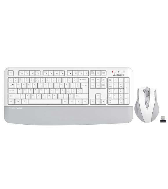 A4 Tech FG2500S Beyaz Plus 2.4GHz FN-MM Türkçe Q 3200DPI Klavye & Mouse Set