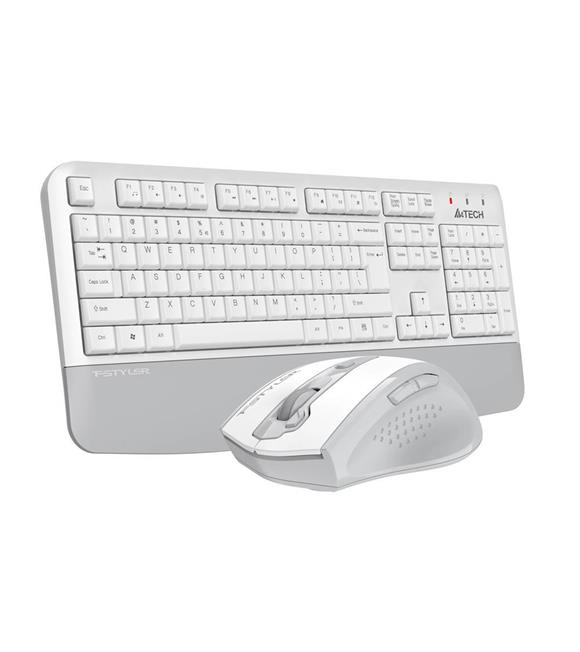 A4 Tech FG2500S Beyaz Plus 2.4GHz FN-MM Türkçe Q 3200DPI Klavye & Mouse Set