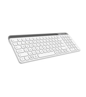 Everest KB-BT90 Beyaz-Gri Bluetooth+ 2.4Ghz  Q Mac-Win-Android-Ios Uyumlu Kablosuz klavye