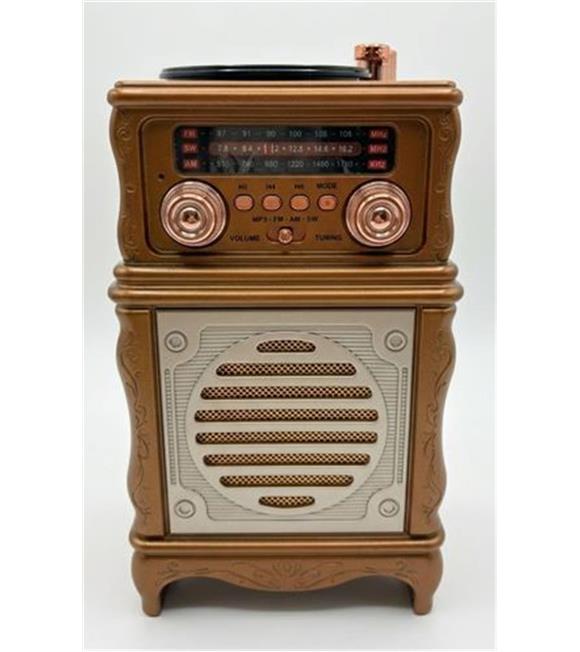 Everton Rt-381  Bluetooth Fm-Usb-Tf-Aux Şarjlı Nostaljik Radyo