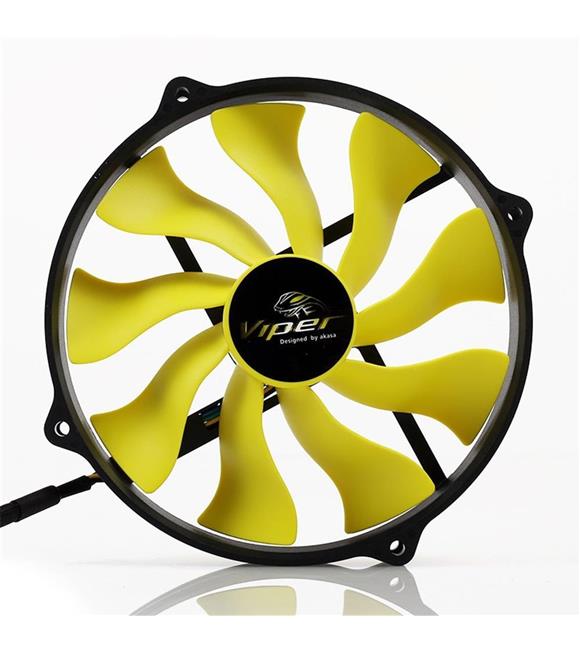 AKASA AK-FN073 "Viper R" 12cm Yuva için 14cm S-Flow Yüksek Performanslı Sessiz Fan