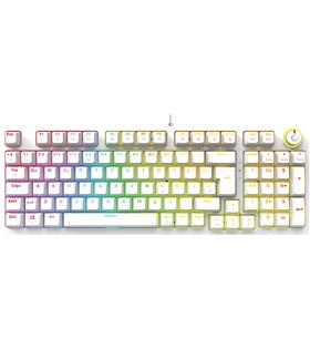 Rampage ENIGMA Beyaz USB RGB Aydınlatmalı Red Switch Tam Türkçe  Gaming Mekanik Klavye