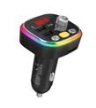 S-link SL-BT306 Çift USB 5V 3.1A Rainbow Işıklı Led Ekran TF Kartlı V5.0 Bluetooth Fm Transmitter_1)
