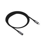 S-link Armor FC-01 15cm Type-C to F AUX Örgülü Metal Başlıklı Siyah Ses Kablosu