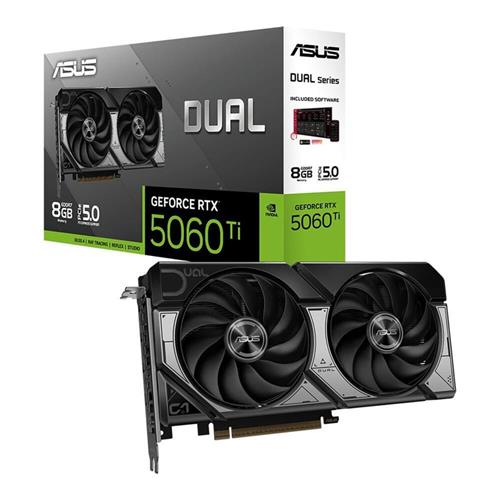 Asus GeForce RTX 5060 Ti DUAL 8G 8GB GDDR7 128 Bit DLSS 4 DUAL-RTX5060TI-8G Ekran Kartı Yaza Özel