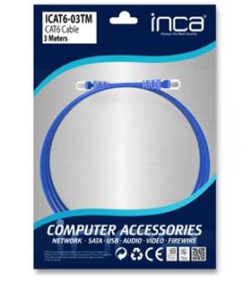 INCA ICAT6-03TM  3  Metre Mavi Kablo