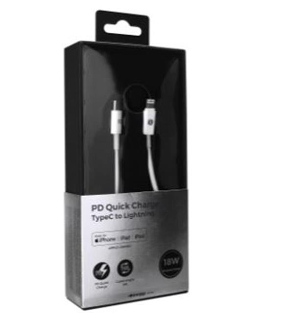 S-link IP-SW21 TypeC to Lightning C94 Lisanslı PD Hızlı Data + Şarj Kablosu