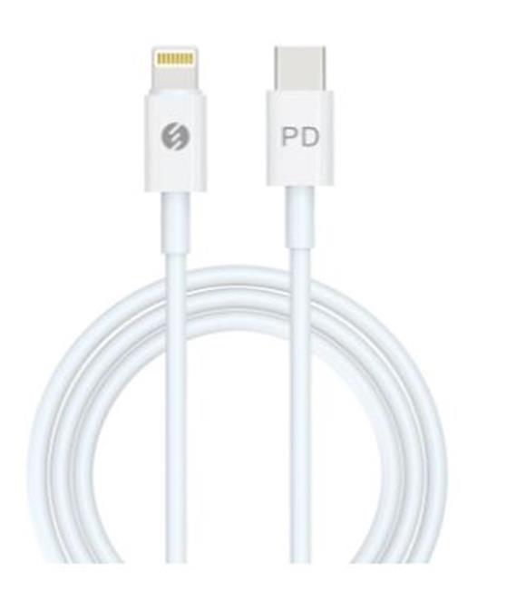 S-link IP-SW21 TypeC to Lightning C94 Lisanslı PD Hızlı Data + Şarj Kablosu