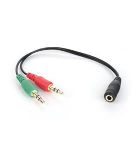 Dark "DK-CB-AUC02" 2x3.5mm Stereo Erkek - 3.5mm Stereo Dişi Y Kablo