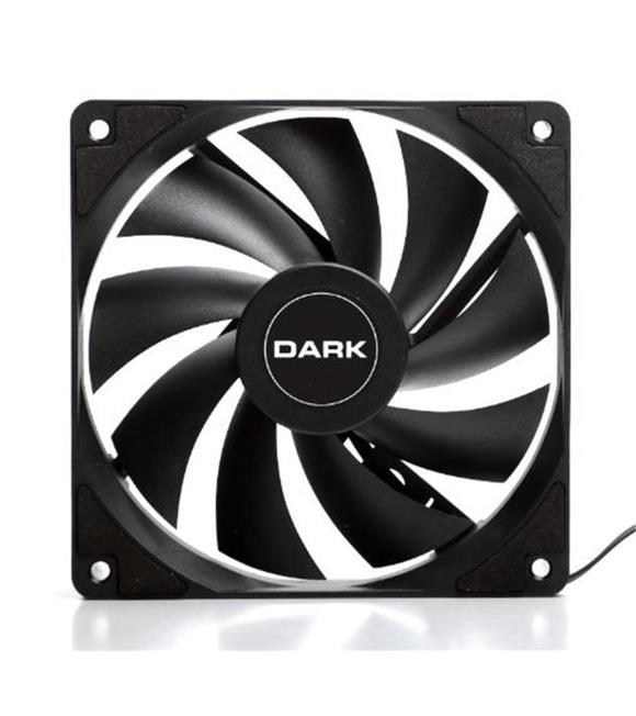 Dark"DKCCF123R"12cm  1200 RPM, 36 CFM, Güçlü Soğutma Sessiz Siyah Kasa Fanı