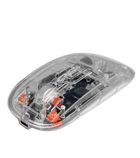 Dexim MW-002RT 2.4Ghz & Bluetooth Kablosuz Şarj Edilebilir Şeffaf Sessiz Mouse-DMA025