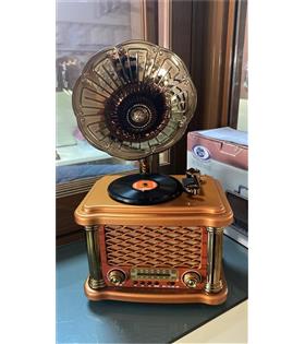 Everton Rt-586  Bluetooth Fm-Usb-Tf-Aux  Şarjlı Nostaljik Radyo