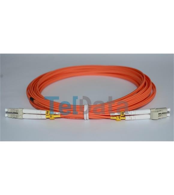 TELDATA TLD-LCLCOM31 LC-UPC-LC-UPC MM DX OM2 1 METRE FIBER OPTIK PATCHCORD