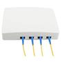 TELDATA TLD-FTTH465 FTTH SONLANDIRMA KUTUSU SIMPLEX-4 PORT-INDOOR-WHITE