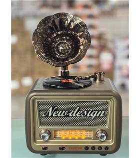 Everton Rt-609  Bluetooth Fm-Usb-Tf-Aux  Şarjlı Nostaljik Radyo