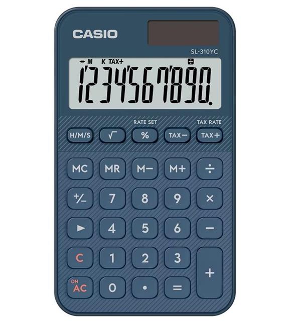 Casio SL-310UC-NY Cep Tipi 10 Hane Lacivert Hesap Makinesi