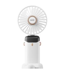 Asonic AFN28 Beyaz 500mAh 3 Kademe Dijital Göstergeli Katlanabilir Mini USB Fan