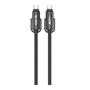 S-link Armor Boyun Askılı AC-01 60W 1.2m Type-C to Type-C  Örgülü Metal Başlıklı Siyah Şarj Kablosu