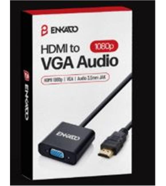 ENKADO EKD-HV10 HDMI TO 1080P VGA + AUDİO ADAPTER