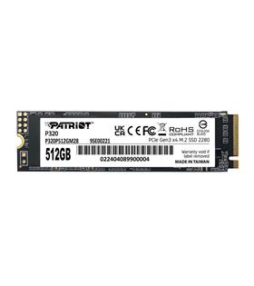Patriot 512GB P320 3000-2200MB-s NVMe M.2 SSD (P320P512GM28) Ssd Disk