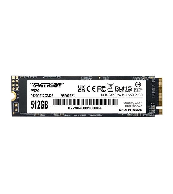 Patriot 512GB P320 3000-2200MB-s NVMe M.2 SSD (P320P512GM28) Ssd Disk