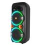 Mikado MD-79KP 30W Işıklı Siyah 1 UHF UV Mikrofonlu USB-BT-TF-TWS-AUX Type-C Şarjlı Hoparlör
