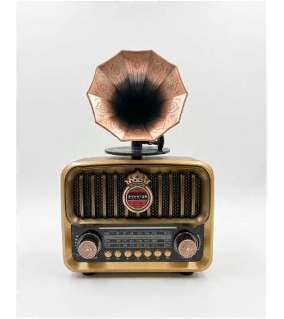 Everton RT-606 Gramofonlu, Şarjlı,  Nostaljik Radyo( Bluetooth-USB-SD-FM)_1