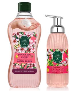 Eyüp Sabri Tuncer 1,5 ltl Japon Kiraz Çiçeği Pet Şişe Köpük Sabun