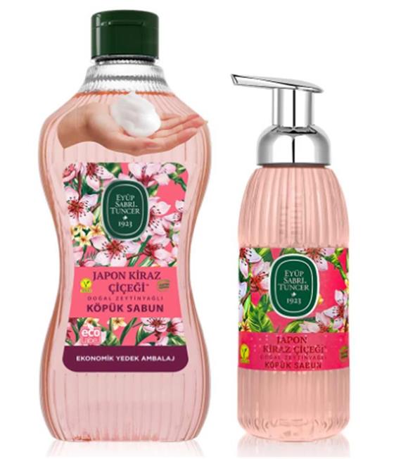 Eyüp Sabri Tuncer 1,5 ltl Japon Kiraz Çiçeği Pet Şişe Köpük Sabun