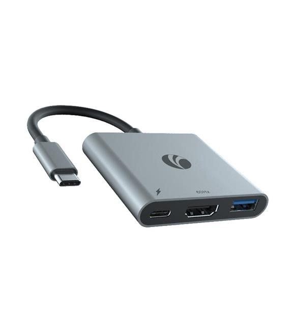 Vcom CUE15 Type-C To Hdmi(4K@60Hz)+Usb3.0+Pd 3.0 100W Çoklayıcı