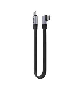 Vcom CU582RA-2.0 Type-C USB4 V2 90 Derece Düz 2.0m Şarj Kablosu Cep Telefonu Aksesuarları