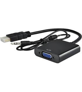 Vcom CG590-B-0.15 Siyah Hdmi Erkek To Vga Dişi+Ses Kablosu Dönüştürücü