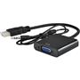 Vcom CG590-B-0.15 Siyah Hdmi Erkek To Vga Dişi+Ses Kablosu Dönüştürücü