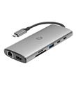 Vcom CUE68 Type-C To 2-HDMI(4K@60Hz)+G LAN+2-USB 3.0+2-Type-C(10Gb)+SD TF+PD3.0 100W Çoklayıcı