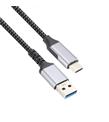 Vcom CU250 Type-C to USB 3m 15W (5V-3A) Örgülü Şarj Kablosu