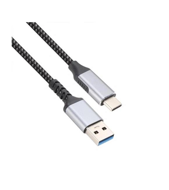 Vcom CU250 Type-C to USB 3m 15W (5V-3A) Örgülü Şarj Kablosu