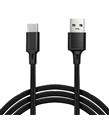 Vcom CU252 Type-C to USB 3m 15W (5V-3A) Örgülü Şarj Kablosu