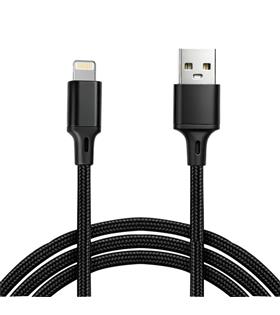 Vcom CU253 Lightning to USB 3m 10W (5V-2A) Örgülü Şarj Kablosu