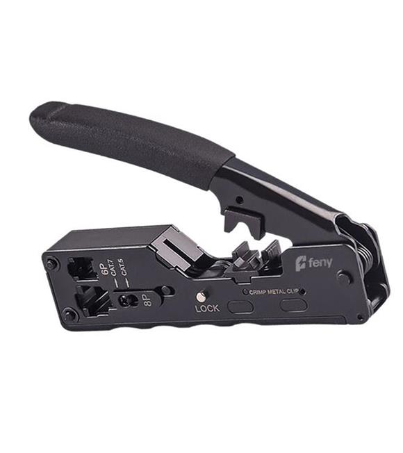 Feny FN-PEN12  RJ11-RJ12-RJ45-CAT5E-CAT6-CAT7 Yeni Nesil Network Kablo Sıkma Ve Soyma Pensesi