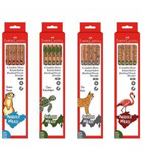 Faber-Castell Anadolu Mirası 6lı 2B Kurşun Kalem