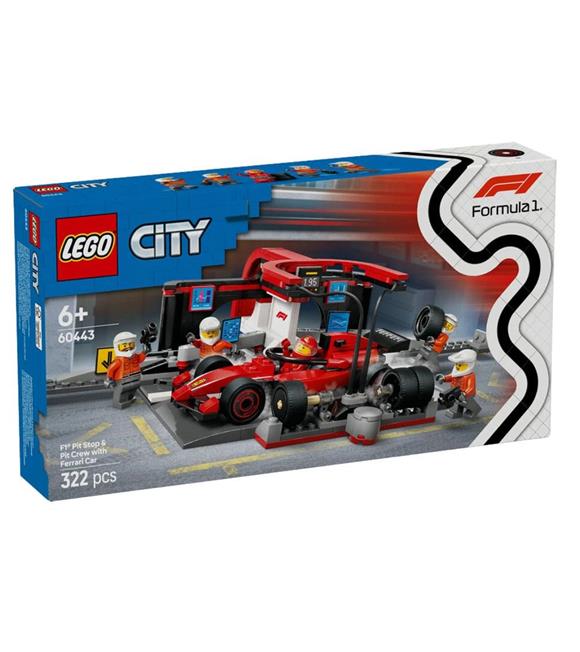 Lego Cıty F1 Pit Stop Ve Ekibi Adr-lsc60443