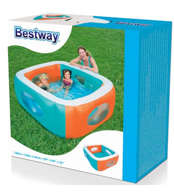 Bestway Havuz Pencereli Kare 168x58 Cm Kzld-Bw51132