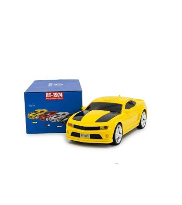 EVERTON RT-1974  Sarı Arabalı  Bluetooth Fm-Usb-Tf-Aux Şarjlı Nostaljik Radyo