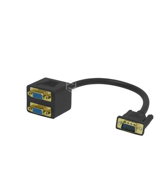 Frisby FA-6678C VGA - 2 x VGA Görüntü Çoklayıcı ve Dönüştürücü(VGA Erkek - 2 x VGA Dişi)
